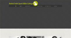 Desktop Screenshot of bethelbiblecollege.in